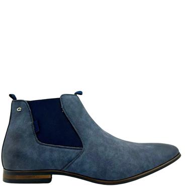 MARCOZZI GTS GUSSET ANKLE BOOT - NAVY